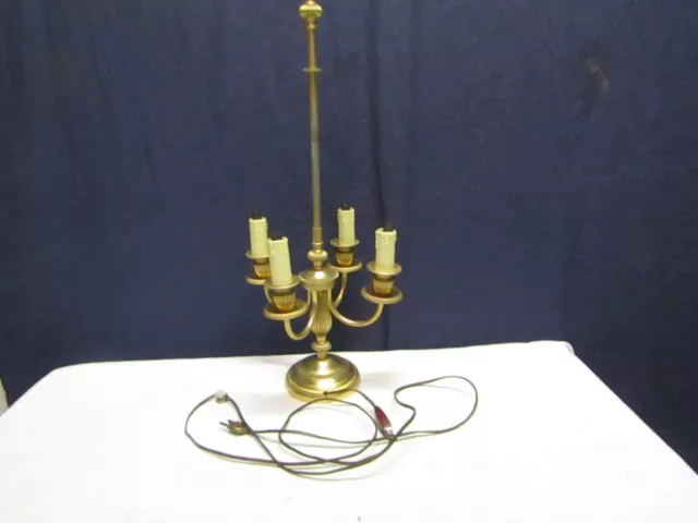 ancienne lampe bouillotte en bronze