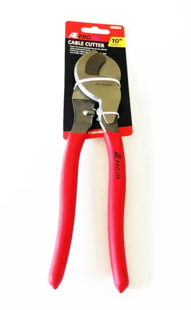 Ate Pro 10" Cable Cutter High Leverage Cuts Aircraft Wire Steel Rope Romex 34047