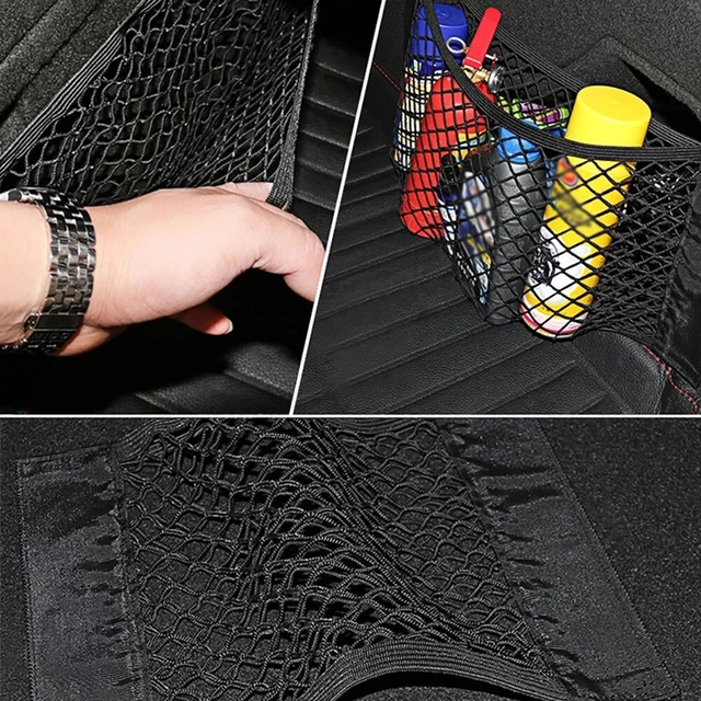 Car Trunk Bag Mesh-Storage Pocket Back Rear Seat Elastic String Net Organiser