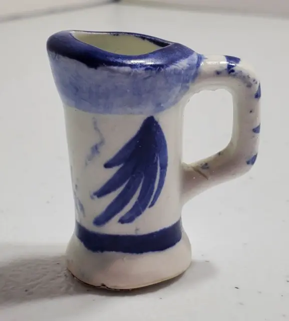 Vintage Delft Blue Porcelain Mug