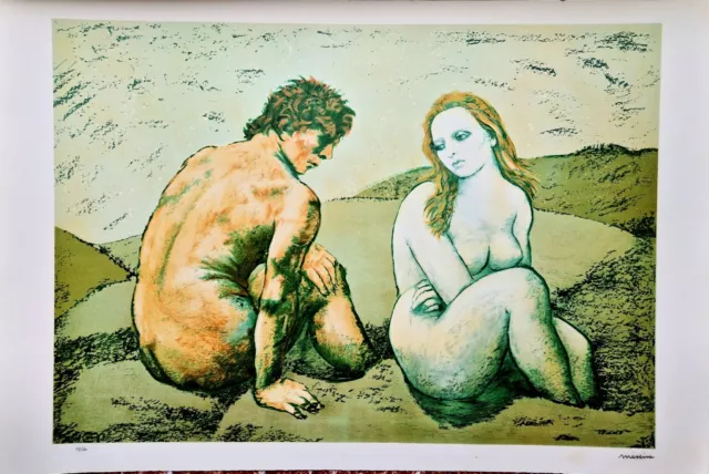 Francesco Messina - Litografía Original Numerada E Firmado