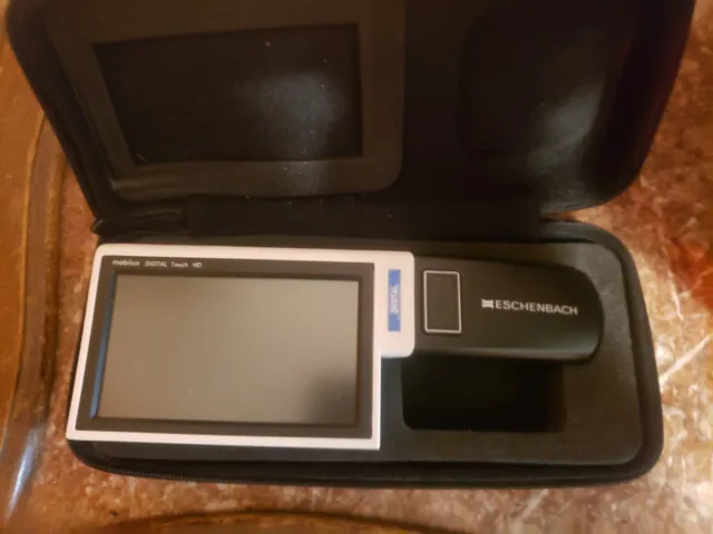 Eschenbach Mobilux HD Digital Touch Video Device Magnifier  with case.
