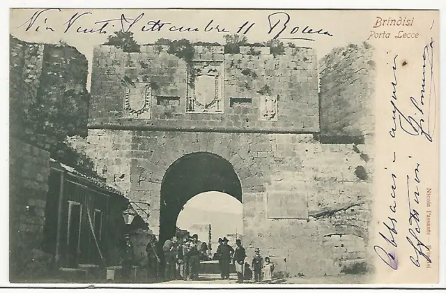 BRINDISI (046) - BRINDISI Porta Lecce - Fp/Vg 1910?