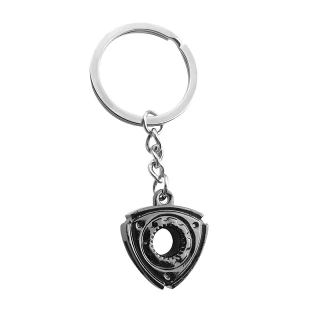 Black Rotary Engine Keychain Key Ring Keyfob for Mazda RX-2 RX-3 RX-4 RX-7 RX-8