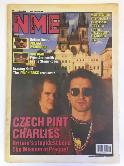 New Musical Express Nme Magazine  8 December 1990  The Mission   Elton John   Ls