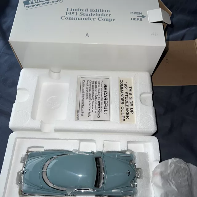 Danbury Mint Limited Edition 1951 Studebaker Commander Coupe **Very Rare