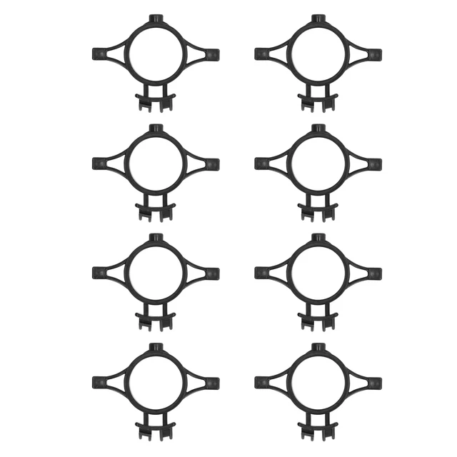 Black 50pcs Electric Fence Insulators Pulse Electric Fence Terminal Rod MX