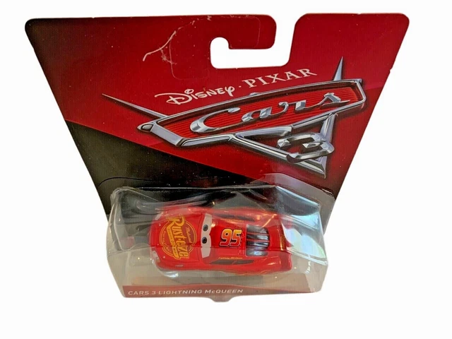DISNEY PIXAR CARS 3 Lightning McQueen #95 Rust-eze Diecast Car £11.89 ...