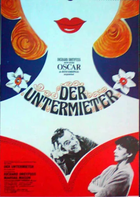 Der Untermieter - Richard Dreyfuss - Filmposter A3 29x42cm gerollt