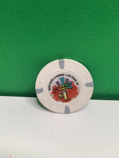 $1 Rio Suite Hotel & Casino Chip Poker Chip Gambling Chips Las Vegas Nevada