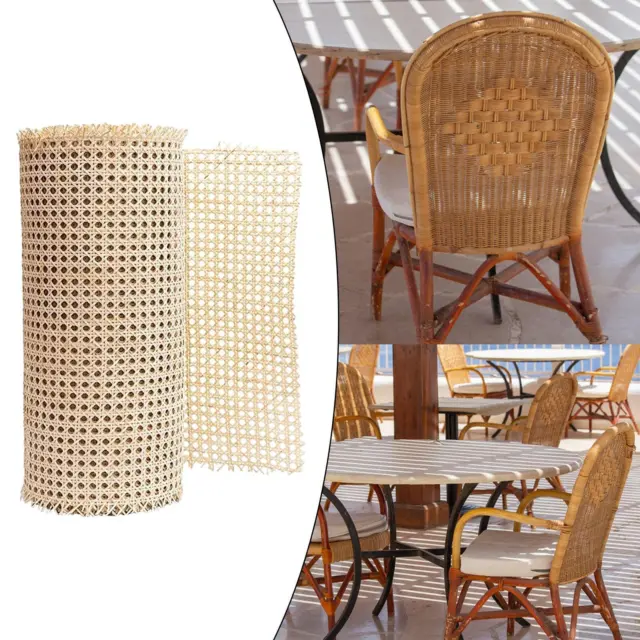 Cane Rattan Webbing Roll DIY Caning Projects Craft Supplies Mesh Cane Webbing
