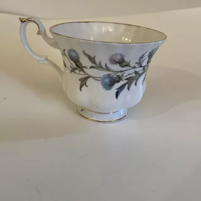 Royal Albert Brigadoon Bone China Tea Cup only Gold Trimmed