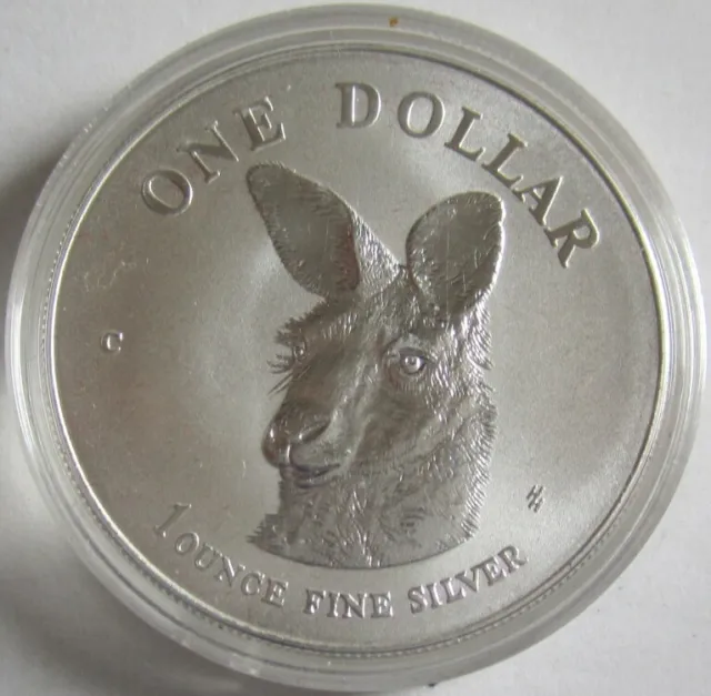 Australia 1 Dollar 1995 Kangaroo 1 Oz Silver
