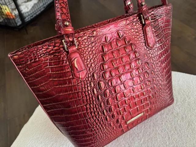 Brahmin handbag NEW Medium Misha-Crimson Melbourne *free shipping*