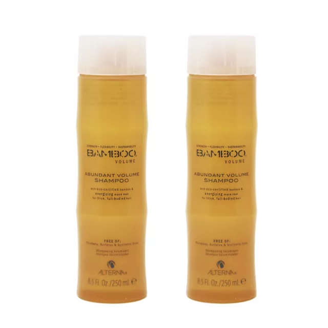 Alterna Bamboo Volume Abundant Volume Shampoo 8.5 oz (2 Bottles) NEW