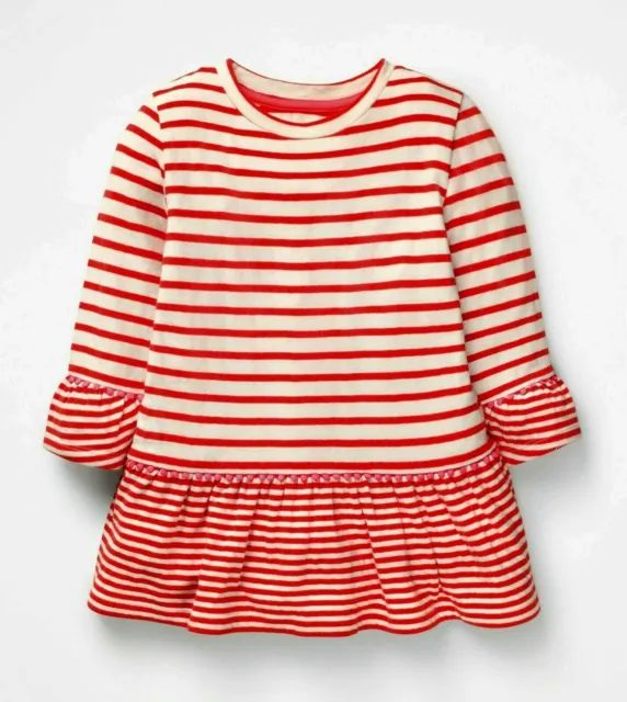 Girls Kids Pretty Mini Boden 3/4 Sleeve Jersey Tunic Top Age 7 - 8 Y Years Yrs