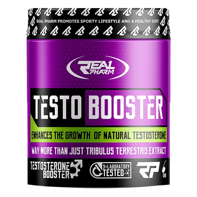 REAL PHARM TESTO BOOSTER 180 CAPS Booster de testostérone