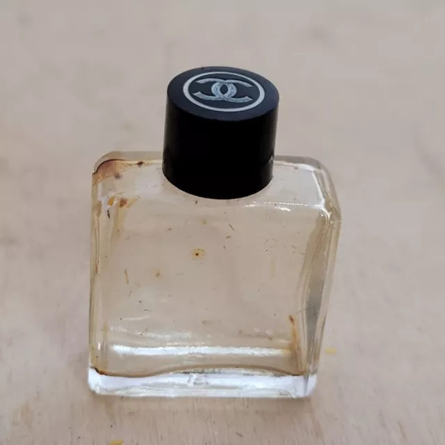 Chanel No 5 Sample Perfume Bottle EMPTY Miniature Glass 1 Inch