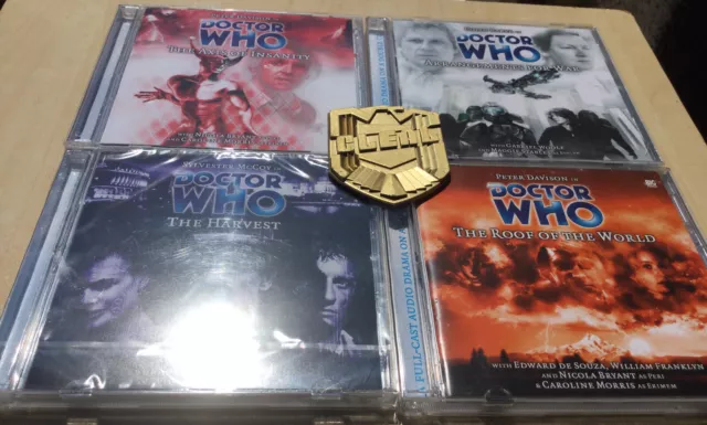 DR/DOCTOR WHO - BIG FINISH MONTHLY RANGE  56 - 59 3 X Used  1 X Wrapped