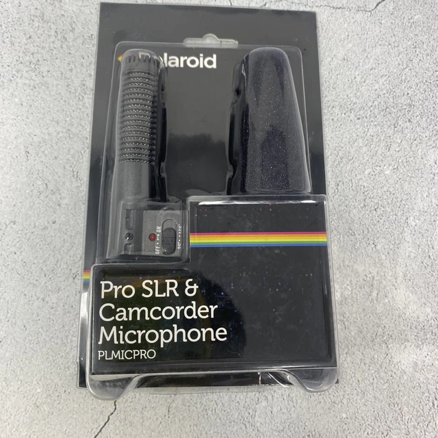 Polaroid Professional Grade Digital SLR and Camcorder Microphone PLMICPRO Polaroid Professional Grade Digital SLR and Camcorder Microphone PLMICPRO