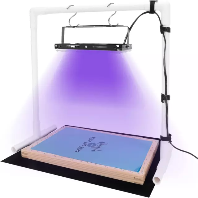 LED UV Screen Printing Exposure Light, Adjustable Light Stand Photo Emulsion New