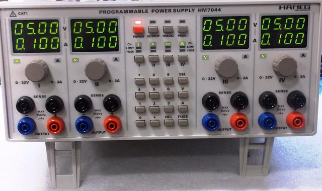 Hameg HM7044 Quadruple High-Performance Programmable Power Supply TESTED