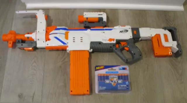 Nerf N-Strike Modulus Regulator Blaster Gun with Attachments, Magazine & Darts