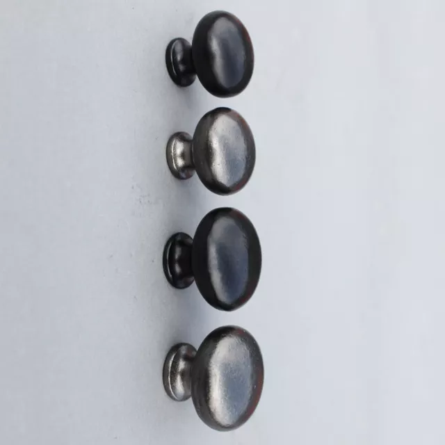 BOUTONS D'ARMOIRE EN FONTE POIGNÉES DE PORTE ARMOIRE DE CUISINE TIROIR 30 mm & 36 mm CN04