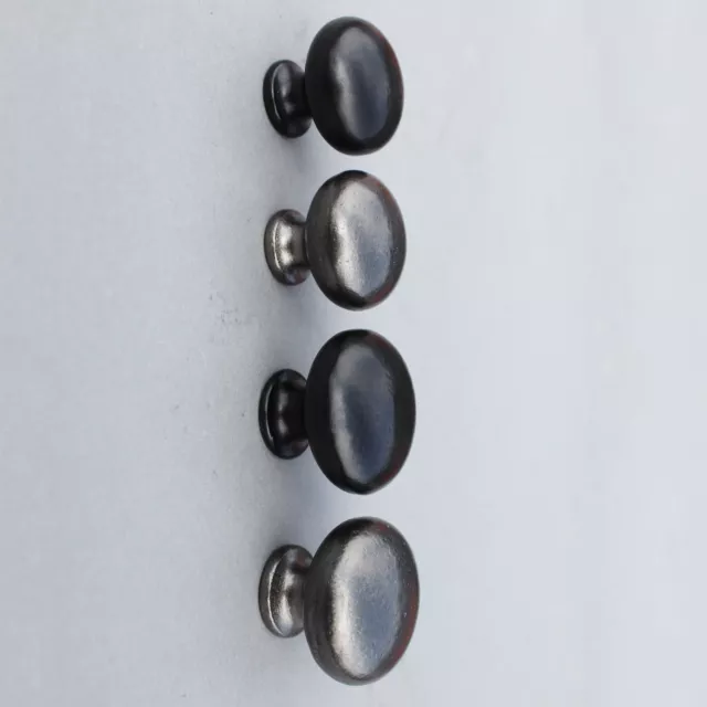 CAST IRON CABINET KNOBS DOOR HANDLES KITCHEN CUPBOARD DRAWER 30mm & 36mm CN04