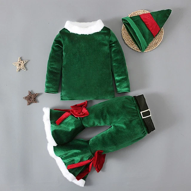 Xmas Outfit Clothes for Baby Girls Boys Christmas Costume Santa Claus Cosplay 3
