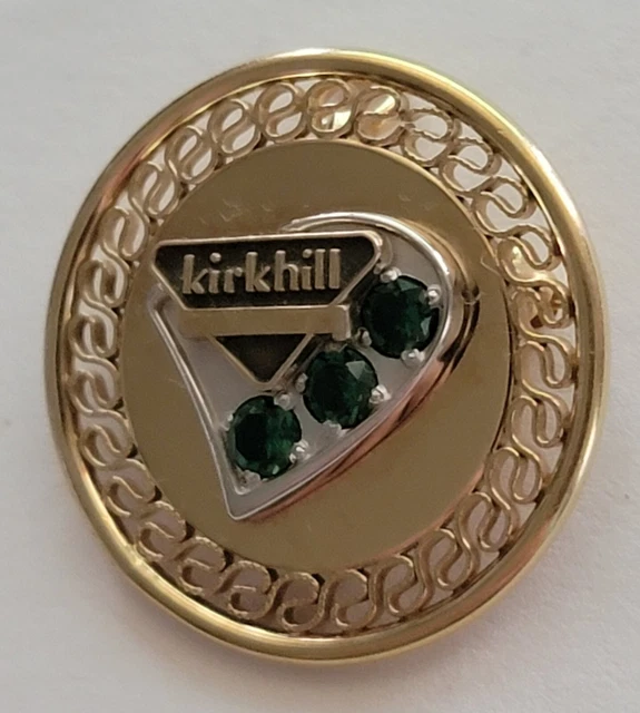 VINTAGE KIRKHILL EMPLOYEE Service Pin Kirkhill Aerospace Aircraft