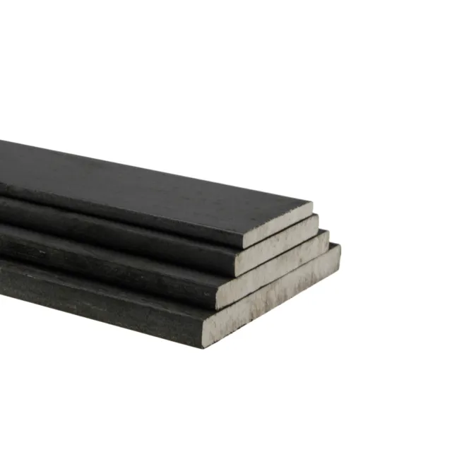 Flachstahl schwarz Bandstahl Flacheisen Flachmaterial 60x3 - 120x10mm Zuschnitt