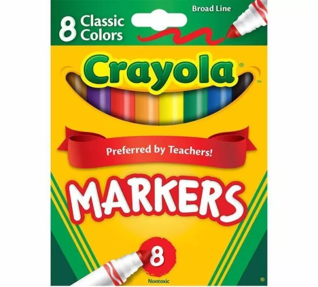 Crayola Brd Line Markers, School Supplies