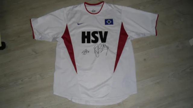 HSV Trikot Vintage Gr.L Sondertrikot Signiert
