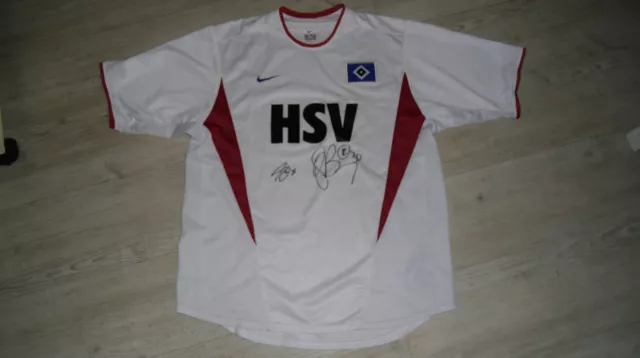 HSV Trikot Vintage Gr.L Sondertrikot Signiert
