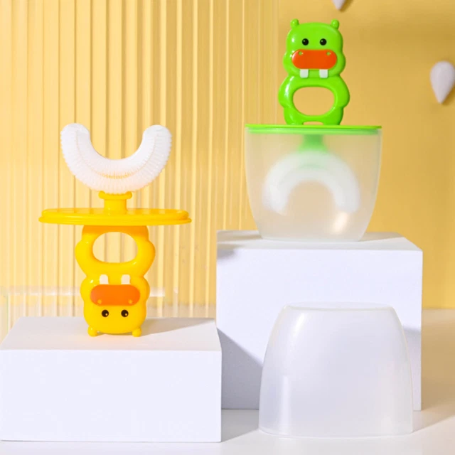 Children Toothbrush Cartoon Handle Cozy Grip Children Toothbrush Teeth Cleaning
