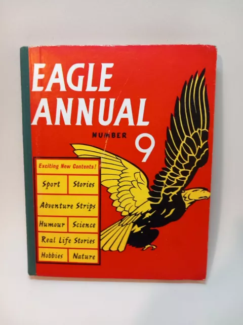 Eagle Annual Number 9 - 1959 Illustrated Hardback Annual - Hulton Press Dan Dare