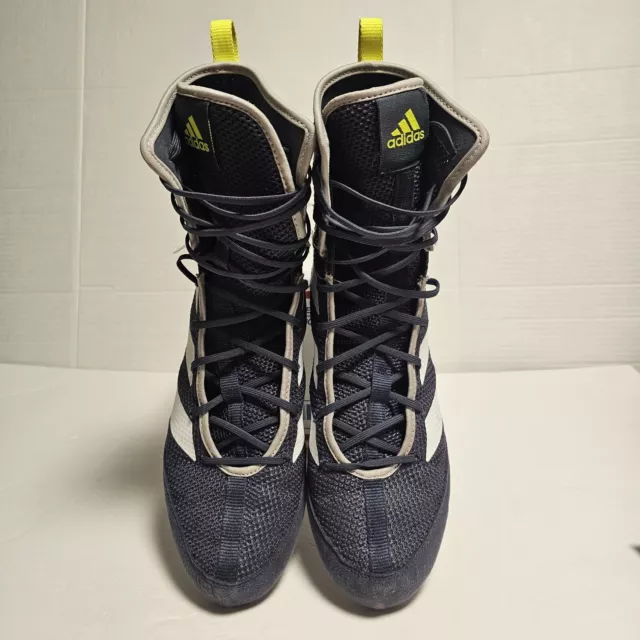 ADIDAS BOX HOG 3 Boxing Shoes Men's Size 7 Blue/White EUC $59.99 - PicClick