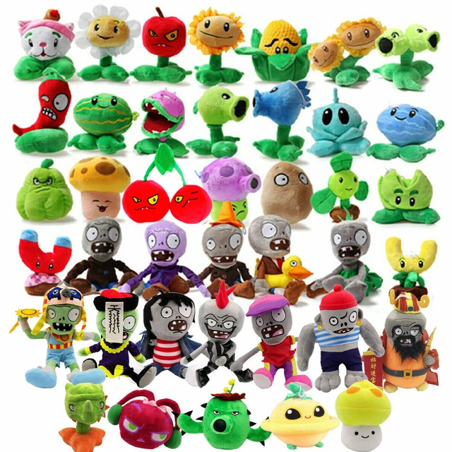 PLANTS VS ZOMBIES PVZ Figures Plush Baby Staff Toy Stuffed Soft Dolls