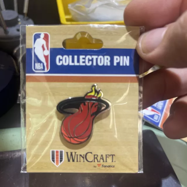 Miami Heat RETRO THROWBACK  Team Logo Pin NBA