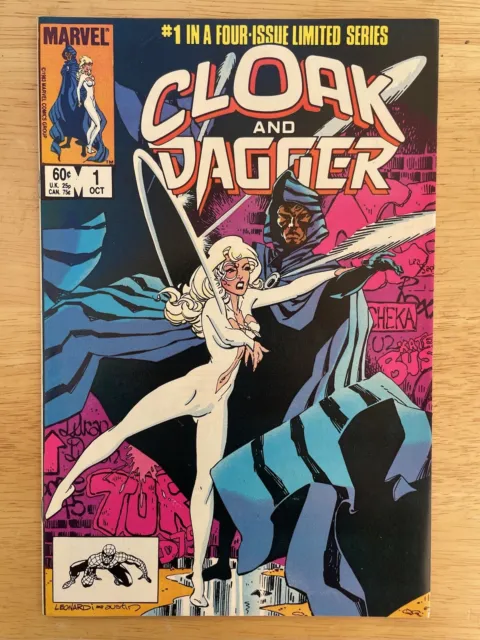 CLOAK AND DAGGER COMIC ISSUE #1 - MARVEL COMICS (1983) Oct 1 Limited Series