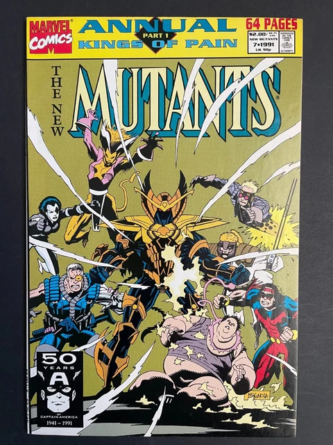 New Mutants Annual #7 - Kings of Pain Marvel 1991 Comics X-Force NM