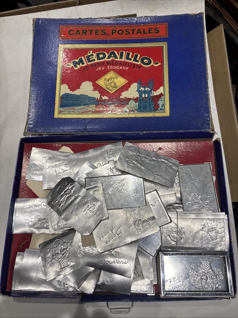 Jeu Ancien Médaillo - Le Petit Médailliste, Année 1930, En Bois - Occasion