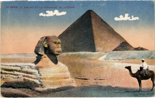 CPA AK CAIRO Le Sphinx et la Pyramide de Cheops EGYPT (1325563)