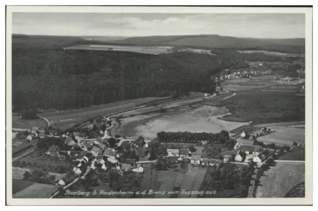 MW08450/ Itzelberg b. Heidenheim AK  seltenes Strähle Luftbild 30er Jahre