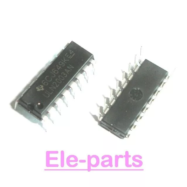 10 PCS ULN2003AN DIP-16 ULN2003 High Darlington Transistor Arrays IC #E6