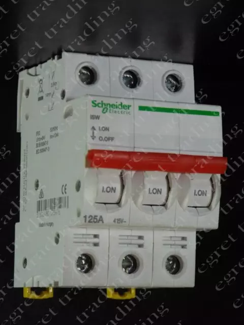 Schneider Merlin Gerlin 125A 3P A9S66792 Main Switch Disconnector Isolator ISW