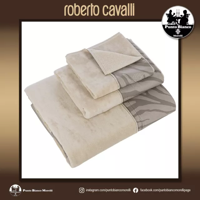 ROBERTO CAVALLI HOME MACRO ZEBRAGE Toallas de mano y invitados o de baño grandes