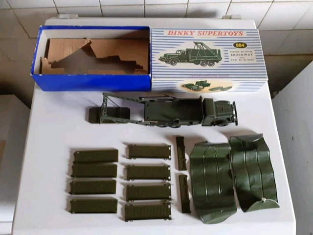 Dinky Supertoys N°884 Camion Militaire Brockway Avec Pont De