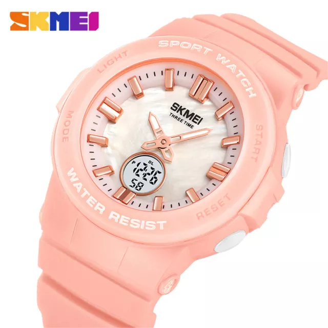 SKMEI Brand Women Quartz Watch Digital Time Watch Gilrs Wristwatch Sport Watch